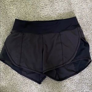 Black lululemon shorts